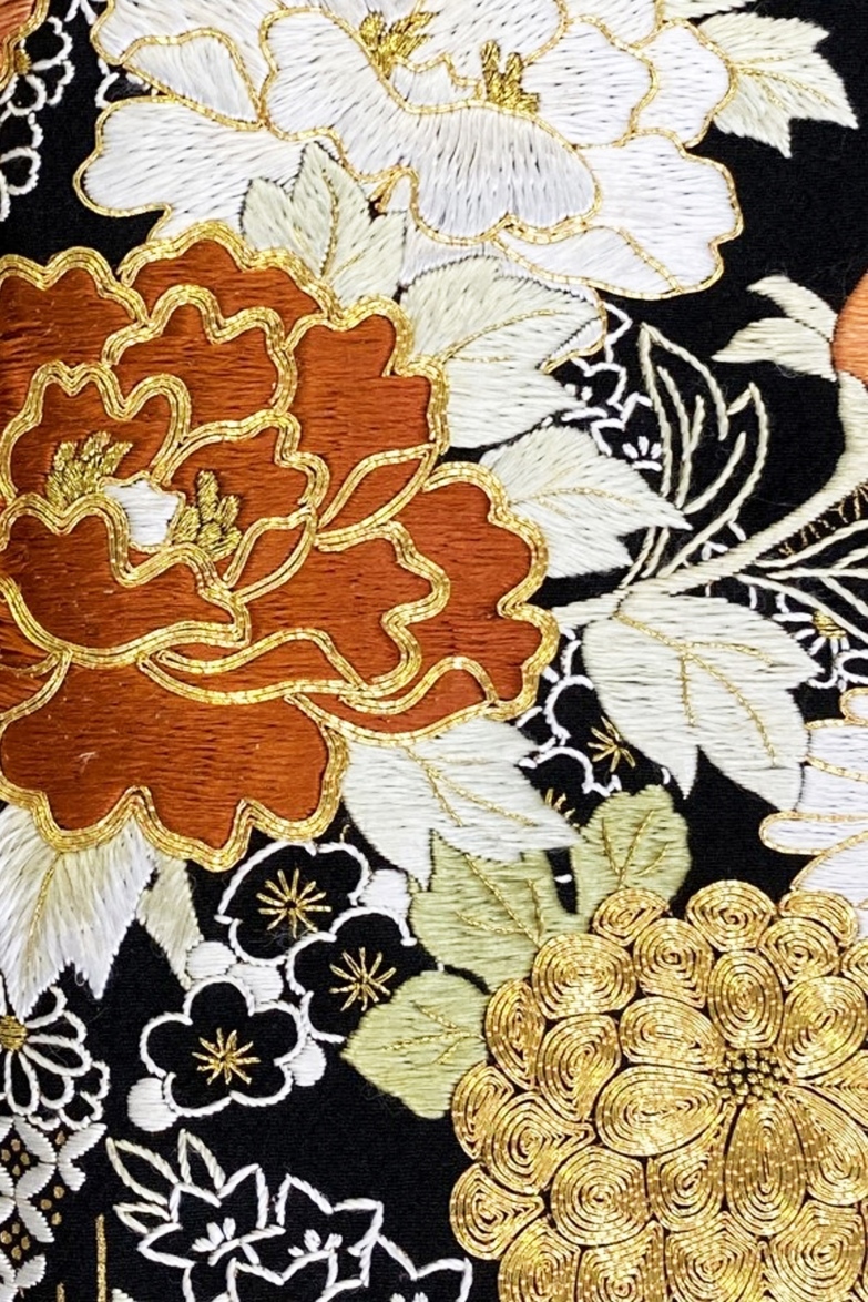 【全国往復送料無料】フルセットレンタル
留袖【6299 熨斗に七宝(総刺繍)】
普通巾(146～163cm/～13号まで)